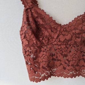 Anthropologie Free People Intimately Sienna Lace Bralette